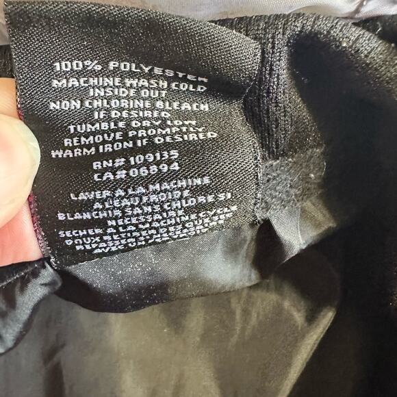 Vintage NBA Chicago Bulls Black and Red Quarter Snap Front Windbreaker Size M - Picture 4 of 9